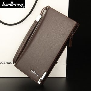 Baellerry Men's Leather Purse/clutch - Brown