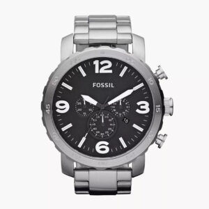 Fossil Nate Chronograph Men's Watch with Stainless Steel Band