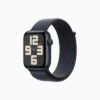 Apple Watch SE (Second Generation) GPS, 44mm Midnight Aluminum Case with Ink Sport Loop