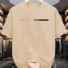 Men's 100% Cotton Casual Loose Fit T-Shirt – Large Letter Print, Round Neck, Short Sleeve, High Street Unisex Style - A0480--mi, L